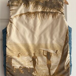 lululemon athletica Blue and Beige Vest